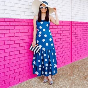 NWT J.Crew Silk Polkadot Dress
